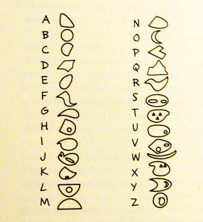 CALDER-artiste-formes alphabets
